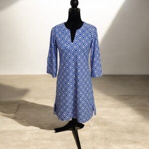 Jude Connally Geometric Print Dress, Comfortable, Colorful, Vacation, Travel